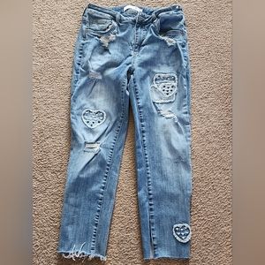 Super cute t"Billy T  heart embroided  denim jeans